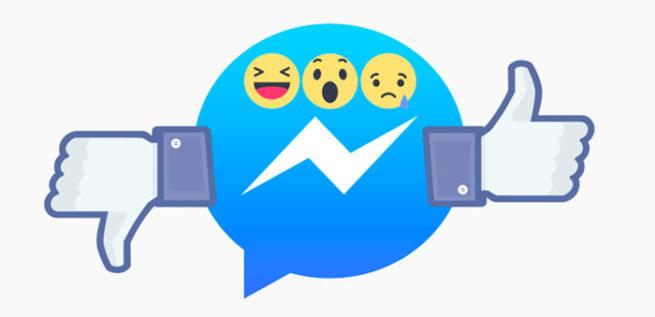 Reacciones Facebook Messenger