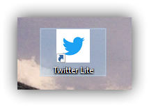 Icono Twitter Lite Windows