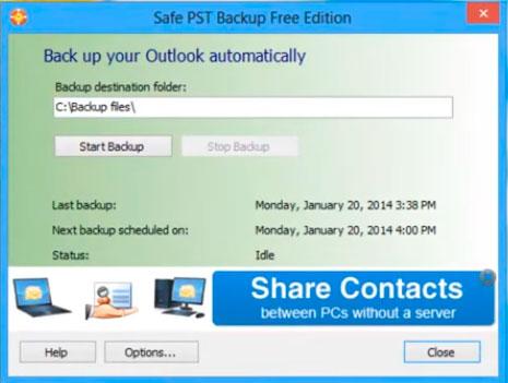 copia seguridad correo Outlook