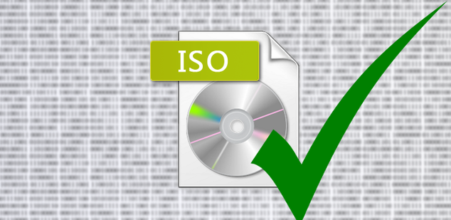 Verificar integridad ISO