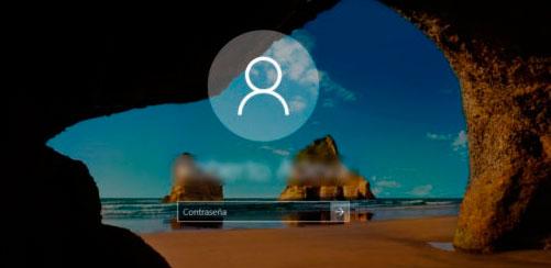 pantalla de inicio de Windows 10