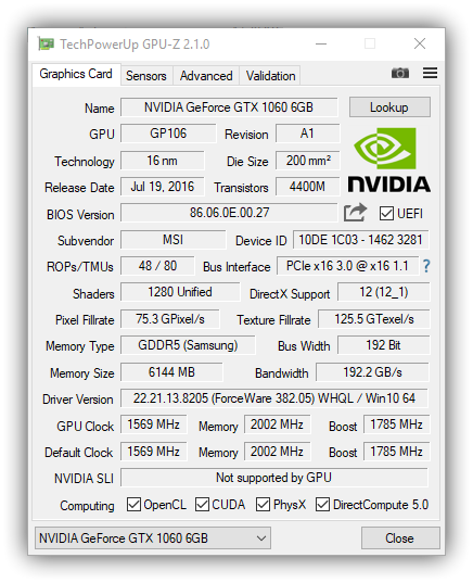 GPU-Z 2.1