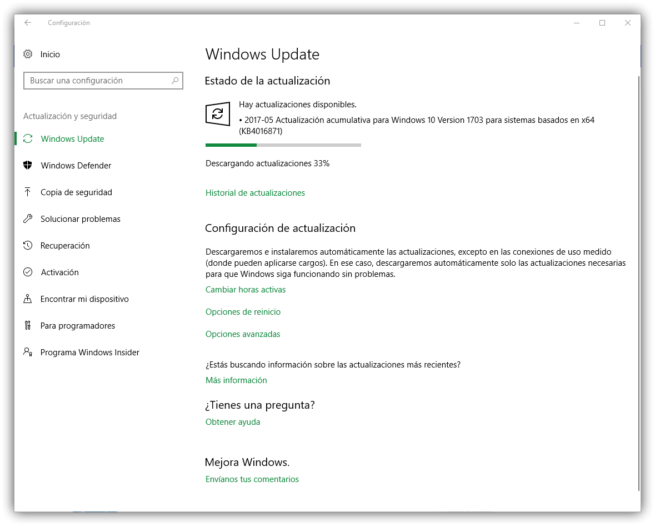 Parches seguridad mayo 2017 Windows 10