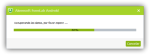 Recuperando datos Android Aiseesoft FoneLab Android