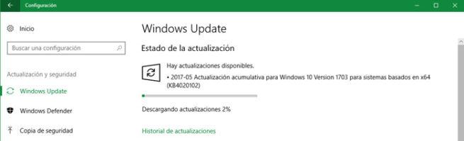 Windows 10 acumulativa