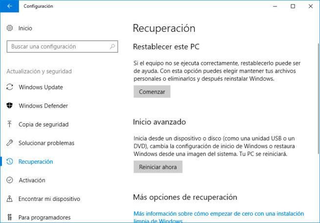 solucionar errores en Windows 10