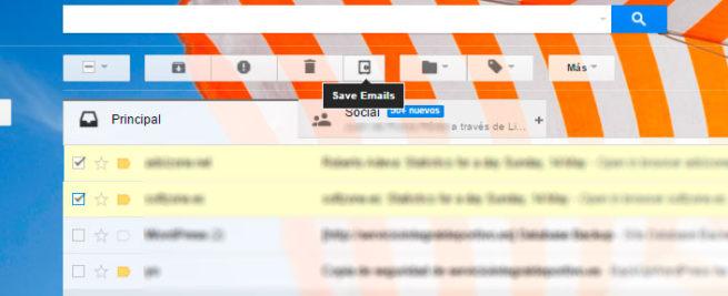 correos de Gmail en PDF