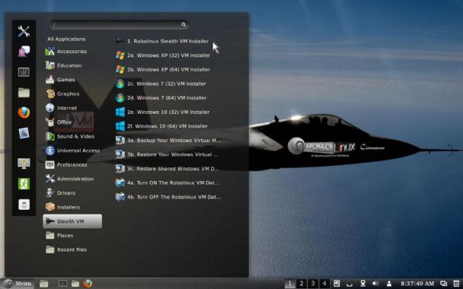 RoboLinux - Virtualizar Windows libre de virus
