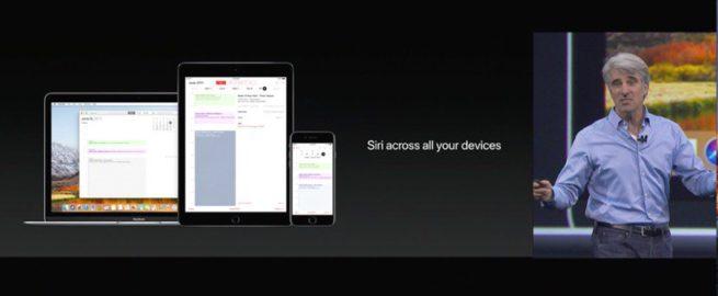 Siri entre dispositivos iOS y macOS