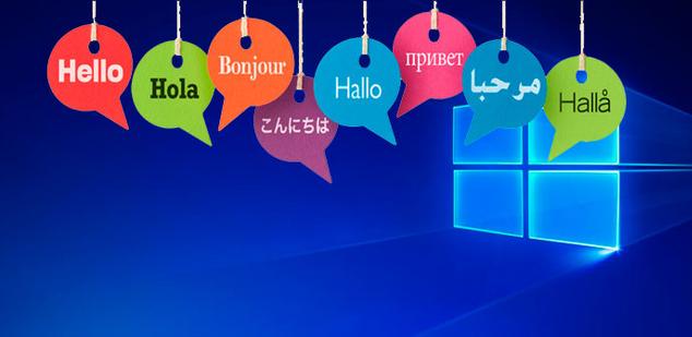 idioma Windows 10