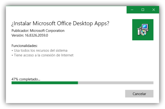 Instalando Office 2016 Windows Store