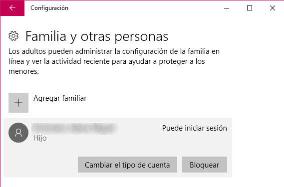 usuario en Windows 10
