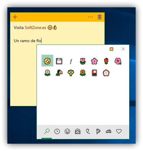 Buscar Emoji Windows 10 Fall Creators Update