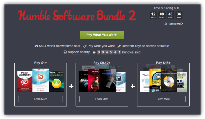 Humble Software Bundle 2 - Aplicaciones