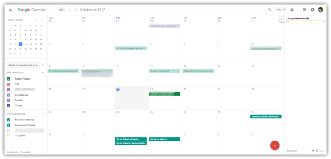 Nuevo Google Calendar 2017