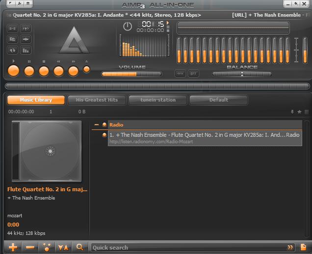 Reproductor AIMP 4.5