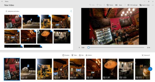 La app de Fotos de Windows 10 recibe un editor de vídeo con efectos 3D