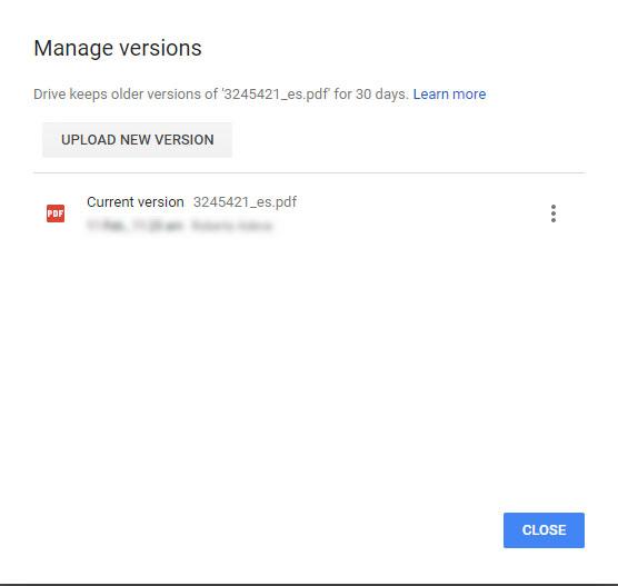 ocultar archivos en Google Drive