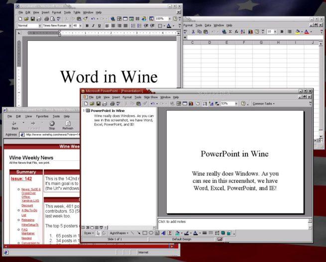 Office en Linux con Wine