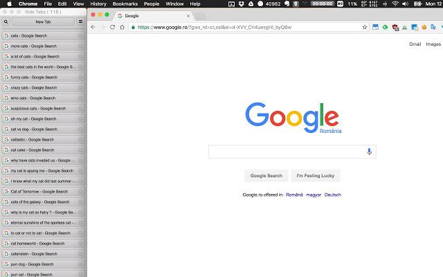 Pestañas verticales Google Chrome