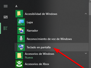 Programas Inicio Asistencia Windows 10
