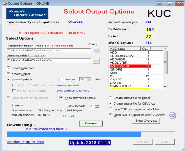 KUC Windows Update Checker