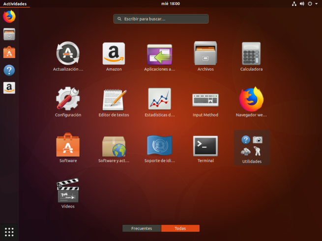 Apps Ubuntu Instalación mínima