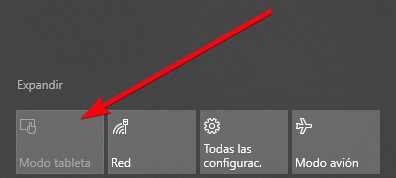 Activar Desactivar Modo Tableta Windows 10