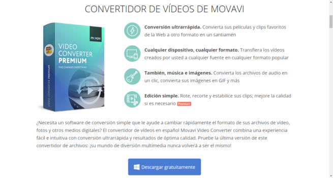 Movavi Video Converter - Web