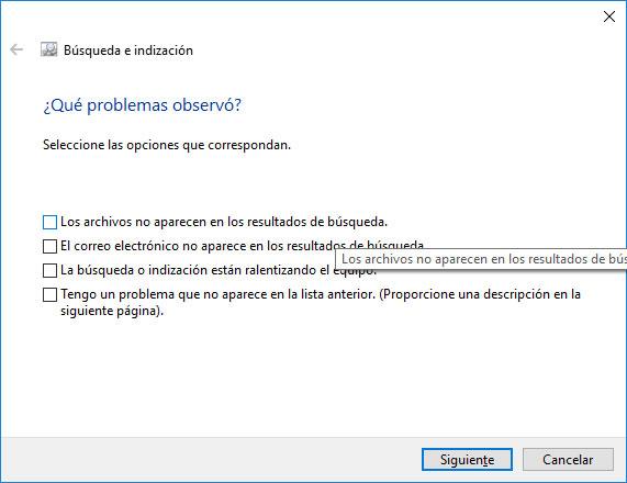 solucionar problemas en Windows