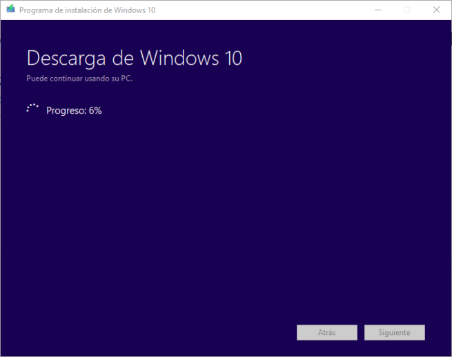 Windows 10 Spring Creators Update - Grabando USB