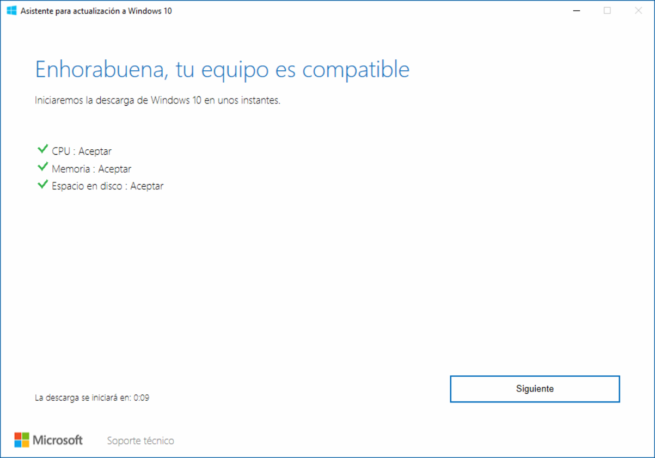 Windows 10 Spring Creators Update RTM - Asistente Actualización 2