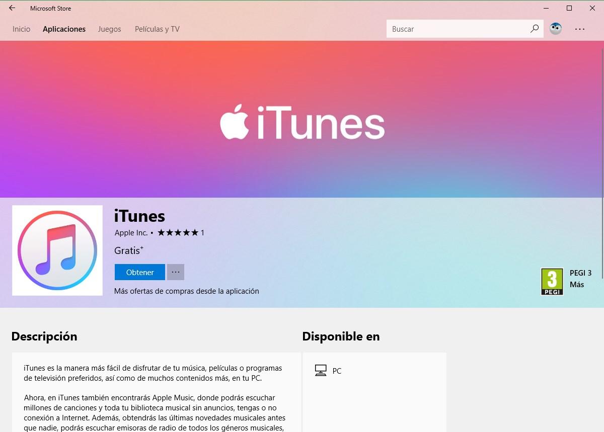 iTunes llegará muy pronto a la Microsoft Store