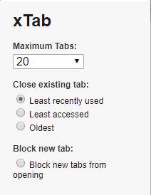 xTab Google Chrome