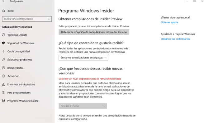 Windows 10 Insider Release Preview