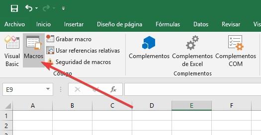 Ver y ejecutar Macros en Excel