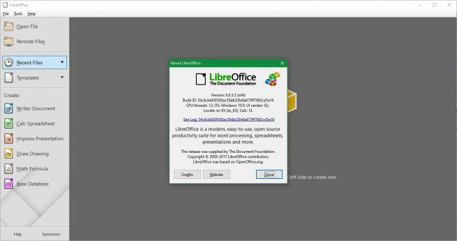 LibreOffice UWP Windows 10