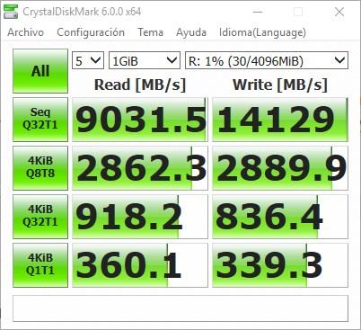 Velocidad RAM Disk ImDisk Toolkit