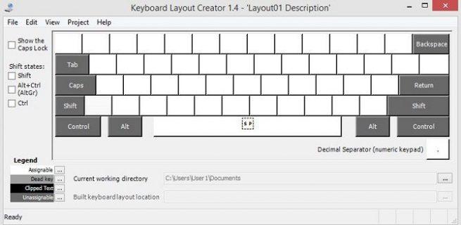 teclado personalizado