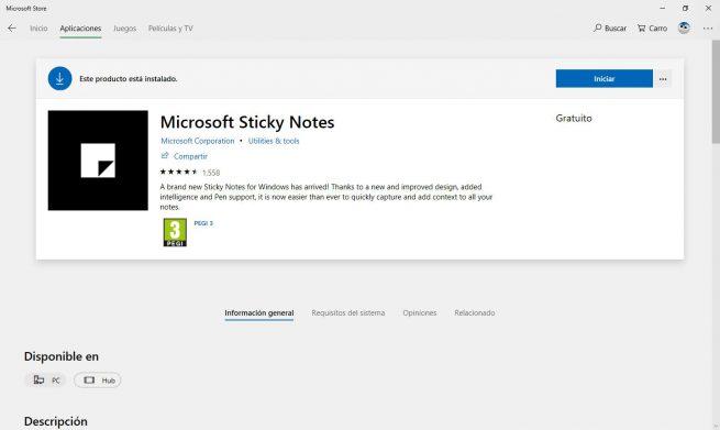 Sticky Notes Microsoft Store