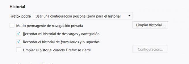 Limpiar autorellenar Chrome Firefox