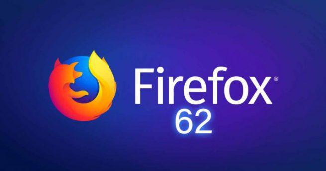 Firefox 62
