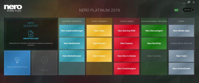 Nero 2019 Start