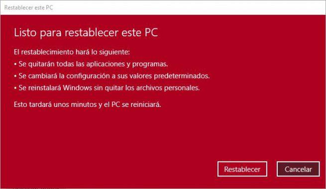 Restaurar Windows 10 - 4