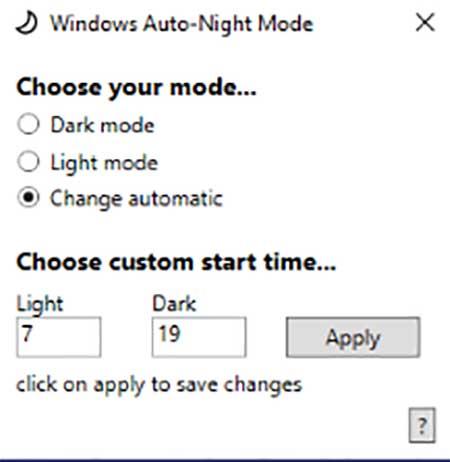 modo oscuro en Windows 10