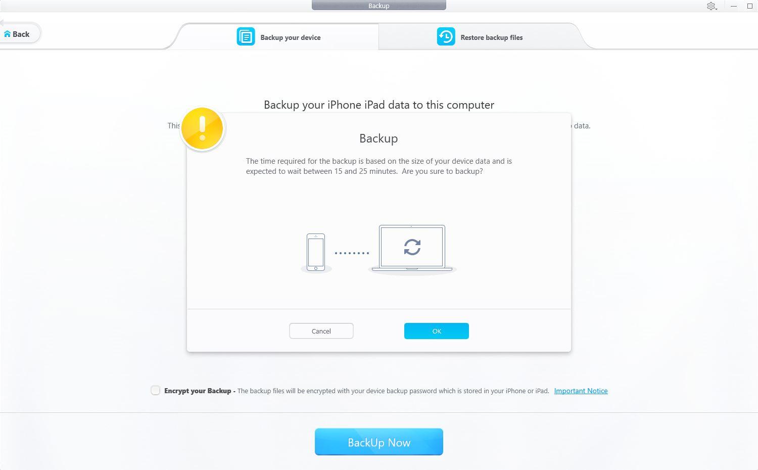 DearMob iPhone Manager - Backup 3