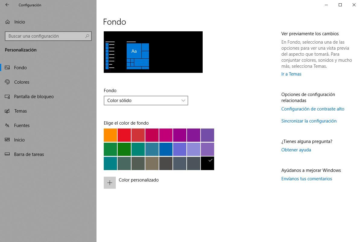 Cambiar el fondo de pantalla de Windows 10 - 3