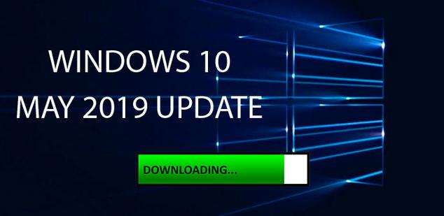 Descargando Windows 10 May 2019 Update