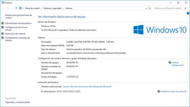 Windows 10 activado