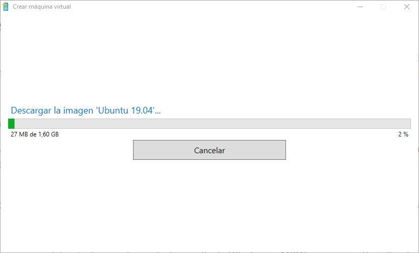 Instalando Ubuntu 19.04 en Hyper-V 1